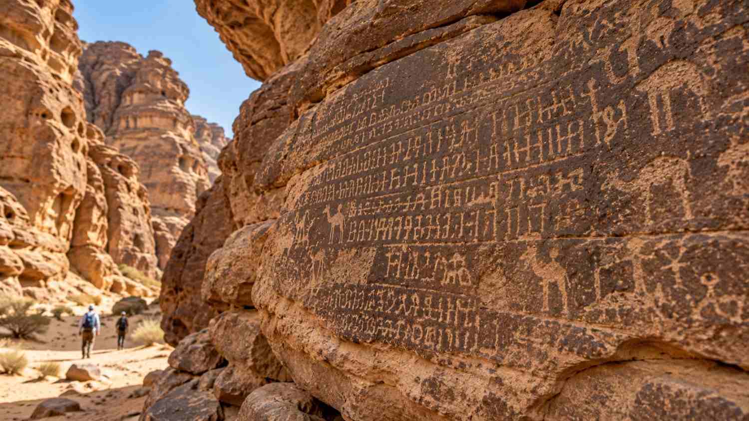 Inscriptions at Jabal Ikmah, listed on the UNESCO Memory of the World Register.