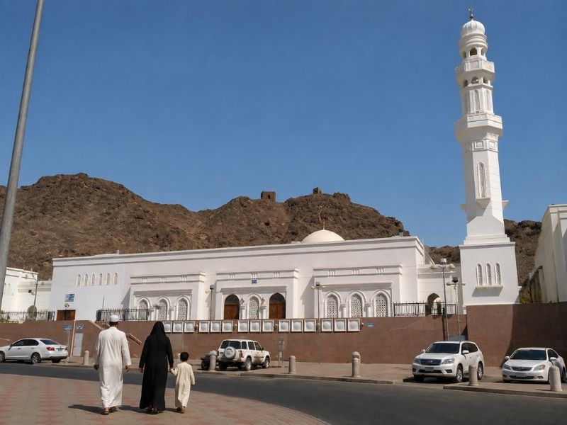 Masjid Sabah (Seven Mosques) on the Hujjaj Madinah ziyarat package