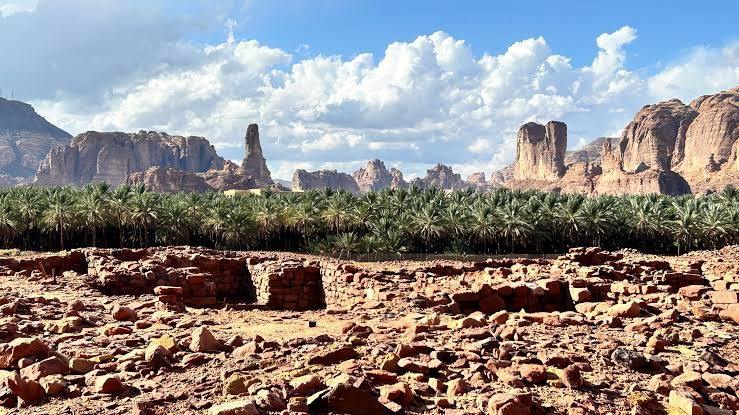 The ruins of Dadan, capital of the Dadanite and Lihyanite kingdoms.