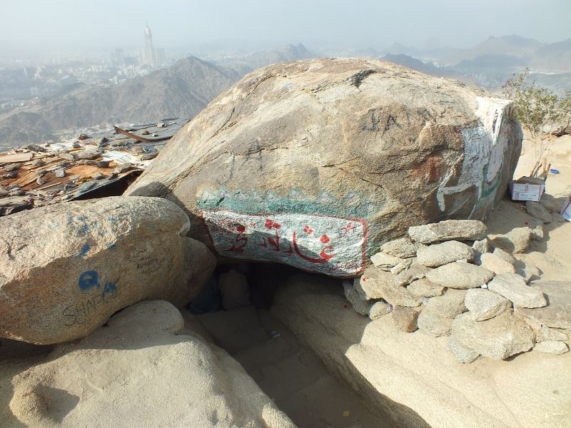 Jabal Thawr, one of the ziyarat places to visit in Mecca