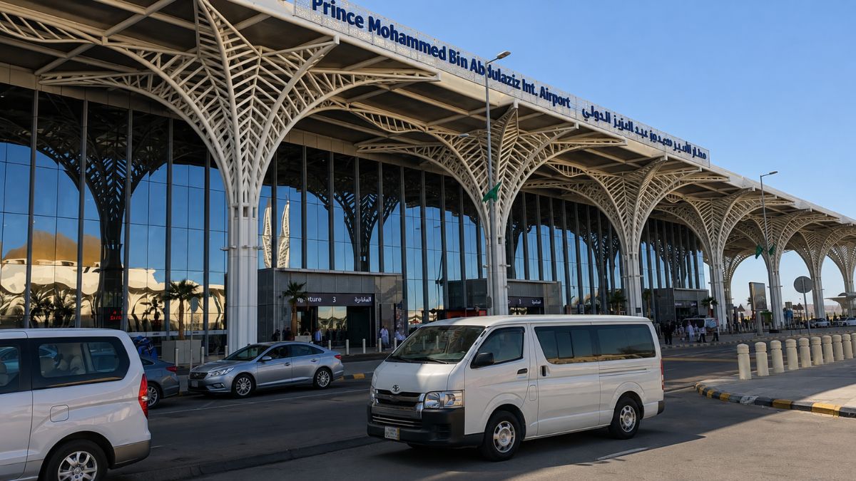 Madinah to Jeddah Airport taxi transfer for departing pilgrims
