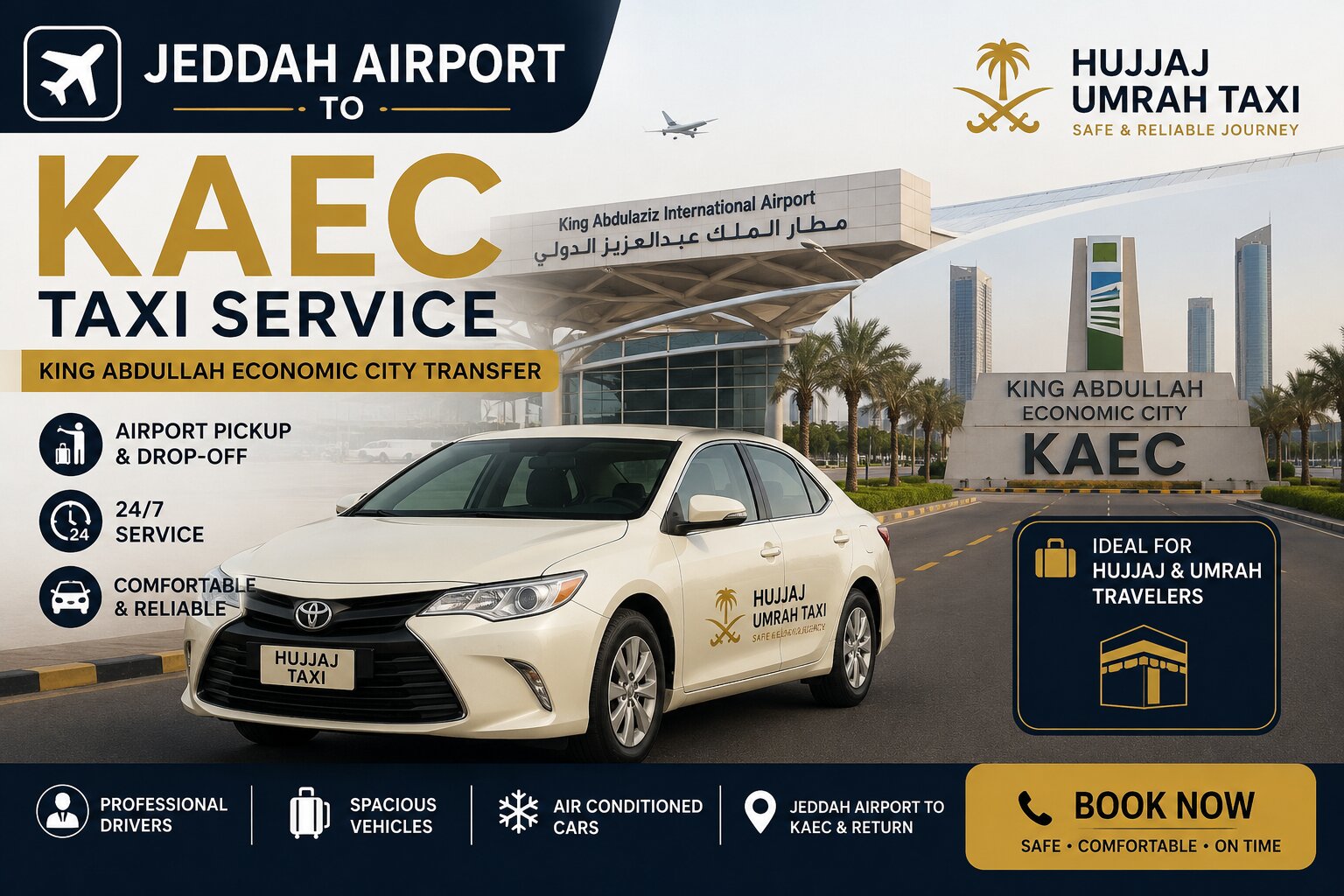 King Abdullah Economic City KAEC taxi transfer